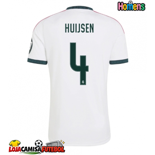 Camisa de Futebol Real Madrid Dean Huijsen #4 Equipamento Principal 2026-27 Manga Curta